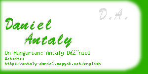 daniel antaly business card